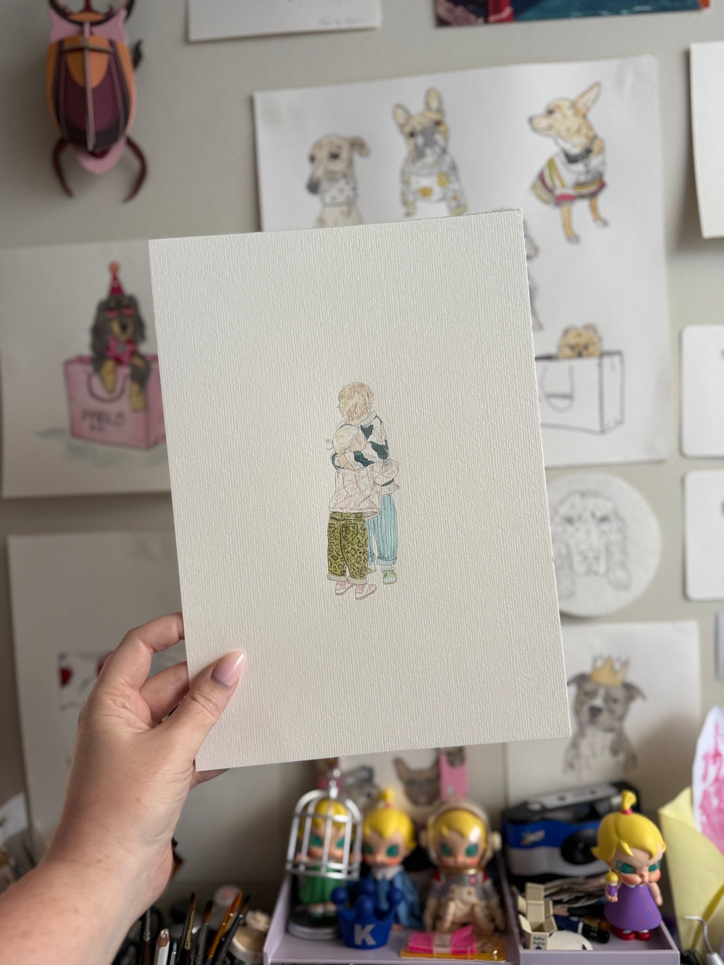 Hand Drawn Pet Portraits