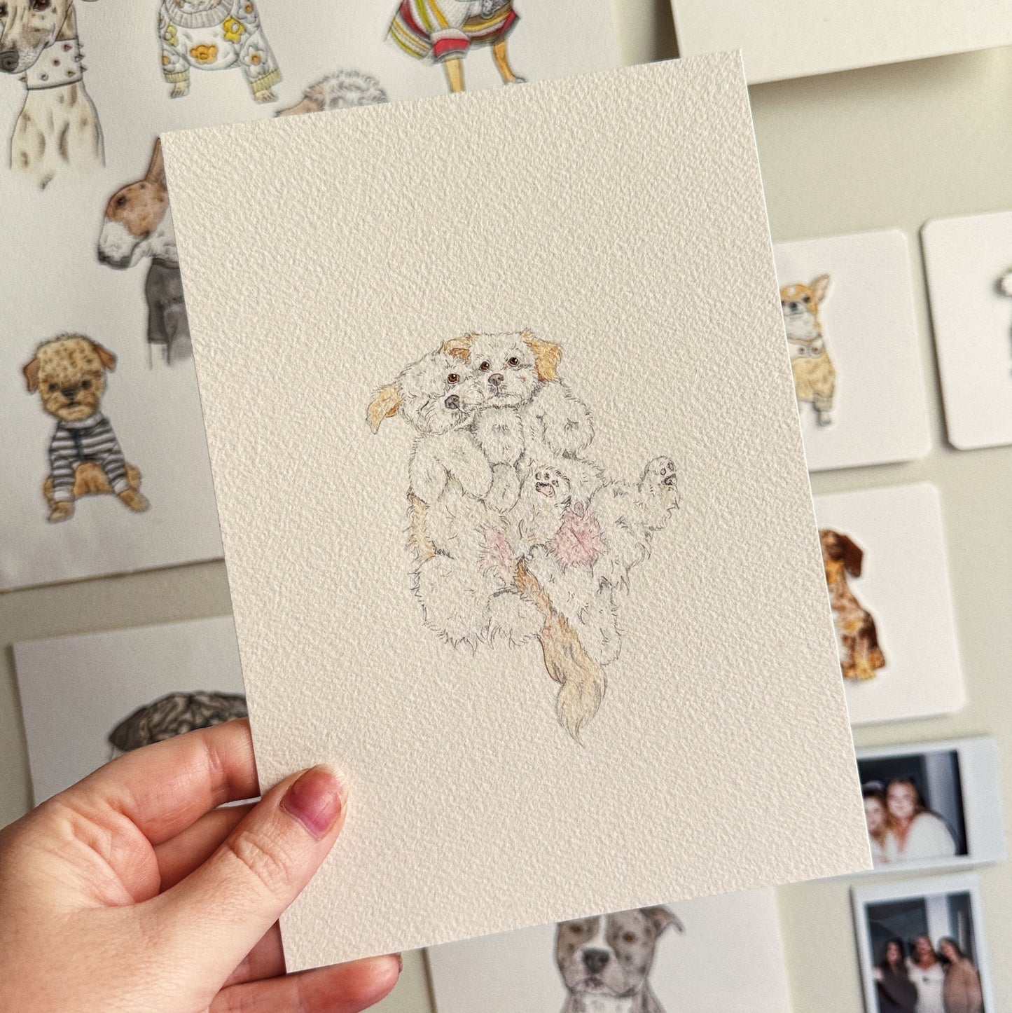 Hand Drawn Pet Portraits